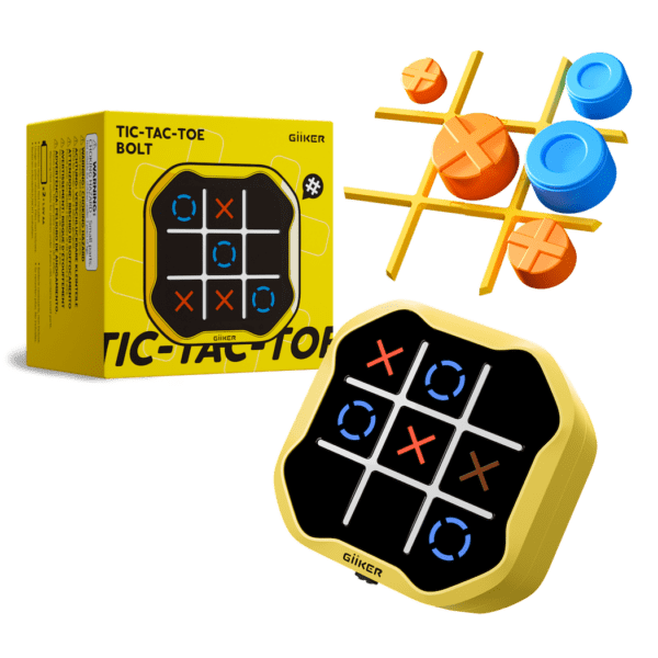 GIIKER Tic-Tac-Toe Bolt Smart Game - Yellow