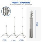 NEEWER ST-220SS Stainless Steel Light Stand