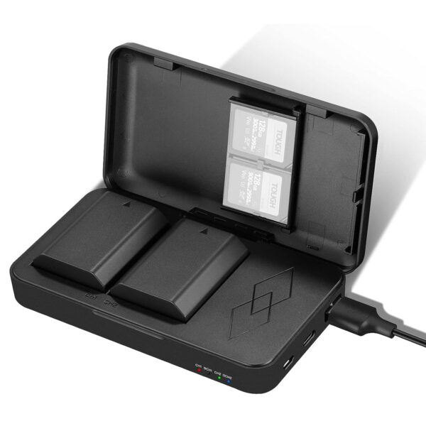 NEEWER 2280mAh NP-FZ100 Replacement Battery Charger Set