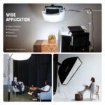 NEEWER SC17220IN Stainless Steel Heavy Duty C Stand with Boom Arm