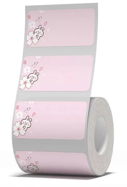 NIIMBOT T40x20-320 Thermal Label Pink Rabbit
