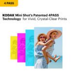 KODAK Mini Shot 2 Retro C210R Instant Camera and Printer - Yellow