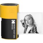 KODAK Memo Shot ERA MS100 Thermal Instant Camera Pack + 9 Rolls - Yellow