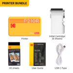 KODAK Mini 2 Retro P210R Portable Instant Photo Printer - Yellow