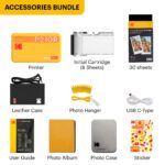 KODAK Mini 2 Retro P210R Portable Instant Photo Printer - Yellow