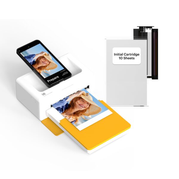 KODAK Dock Plus PD460 4x6 Instant Photo Printer - Yellow