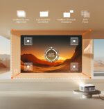 BYINTEK LOVE U14 smart projector - automatic screen alignment and obstacle avoidance