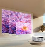 BYINTEK LOVE U14 smart projector - projection size and distance chart
