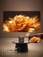 BYINTEK UFO U80 Max Smart DLP Projector - Portable usage angle