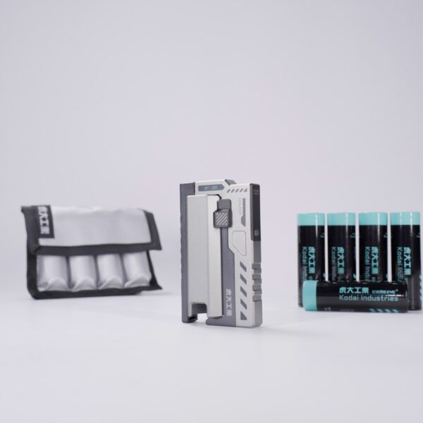 Kodai BT-20 Mental Silver + 4 Batteries Kit