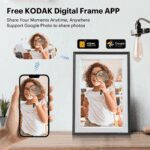 KODAK RCF-1018 10.1-inch Wi-Fi Digital Photo Frame - Burlywood
