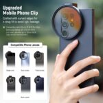 NEEWER FL-P4 67mm Clip On Phone Lens Filter Kit