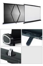 SCREENOW TS001-F050 Tripod პროექციის ეკრანი 50" - Screen front detail